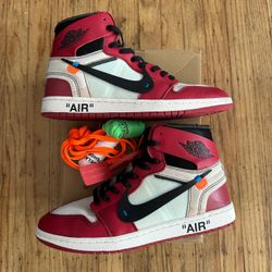 Jordan 1 Off White Chicago Size 11