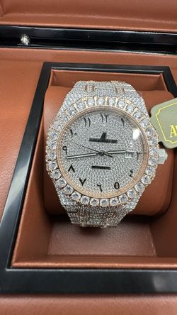 Ap Moissanite Luxury Watch 