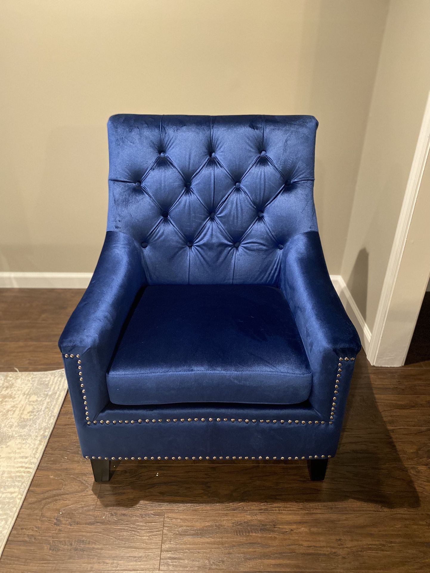 Navy Blue Accent Chair For Sale!