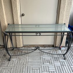 Wrought Iron Console Table