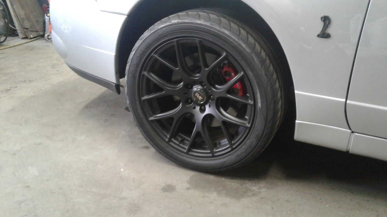 18x9 18x10 Staggered SVE Drift wheels. 18 inch ford mustang cobra saleen svt svo 5 x 114.3