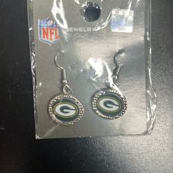Green Bay Dangle Earrings