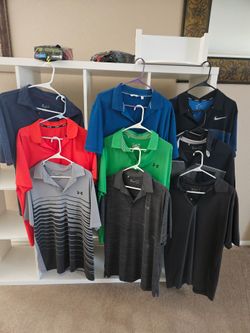 Many men's shirts Size  L.   Each 1