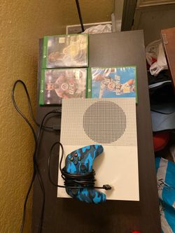 Xbox one, wired controller and 3 games