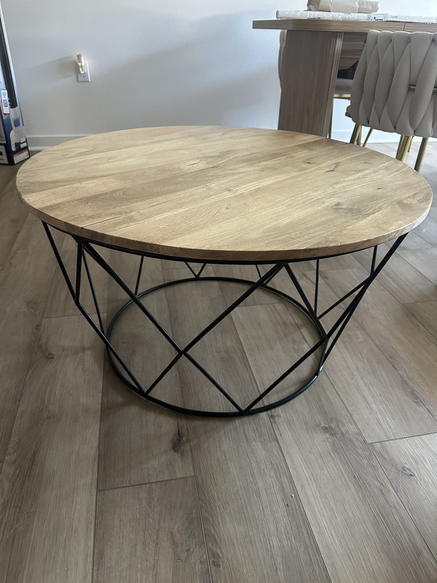 Wooden Round Coffee Table