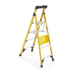 Gorilla Ladders
5.5 ft. Fiberglass Dual Platform Step Ladder with Project Bucket (10 ft. Reach), 300 lbs. Capacity Type IA Duty Rating