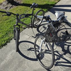 His and Hers Trek bicycles