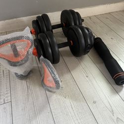 Adjustable Dumbbells 45LB 