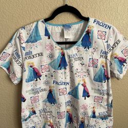 Disney Frozen Scrub Top
