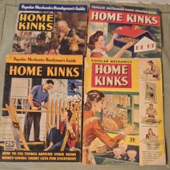 Vintage 1940's-1950's Home How-To Fix & Build Magazines 14 Issues 