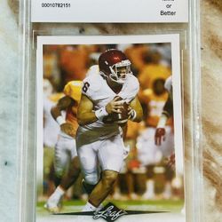 NFL 2018 Leaf Tampa Bay Buccaneers Baker Mayfield Graded 10 Beckett Mint Rookie