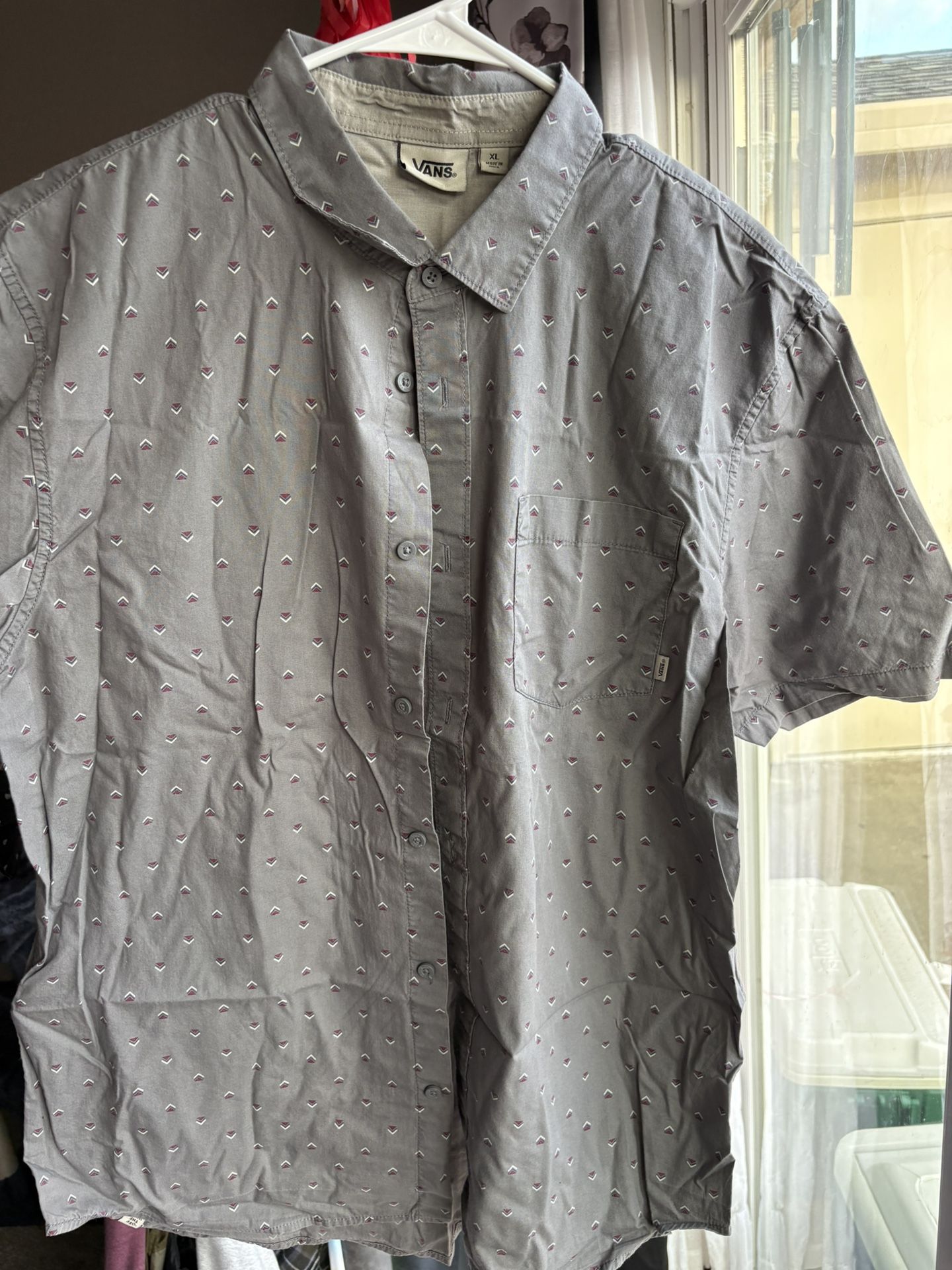Vans Mens Button Up, Never Worn - OBO
