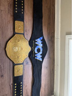 WWE BIG GOLD WORLD HEAVYWEIGHT CHAMPIONSHIP BELT