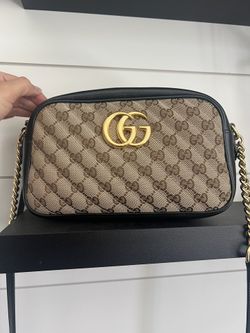 Gucci Marmont Monogram Crossbody Bag