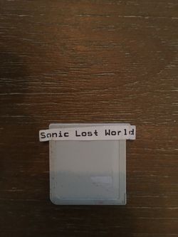 Nintendo 3ds sonic lost world
