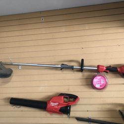 Milwaukee Tools M18 Brushless String Grass Trimmer + M18 Leaf blower