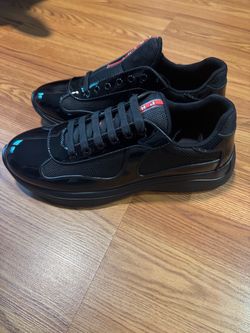 Prada America's Cup biker fabric sneakers