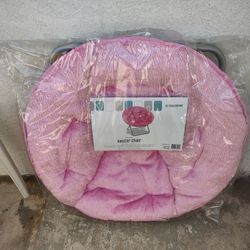 Pink Saucer Chair