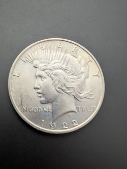 1922 Peace Dollar Beautiful Uncircumcised Coin