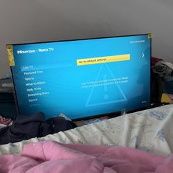 50 INCH HISENSE ROKU TV