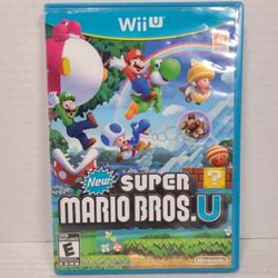 *See Pics* New Super Mario Bros. U (Nintendo Wii U, 2012) Complete CIB