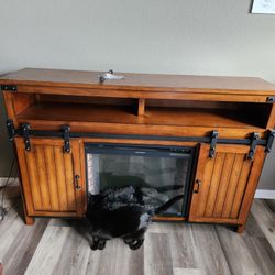 High End TV Stand w/ UV Fireplace