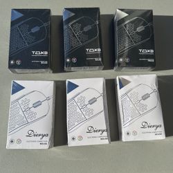 TMKB Falcon M1SE Ultralight Honeycomb Gaming Mouse, High-Precision 12800DPI Optical Sensor, 6 Programmable Buttons, Customizable RGB, Drag-Free Paraco