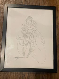 Original M.C. Wyman Storm Sketch – Signed 2012