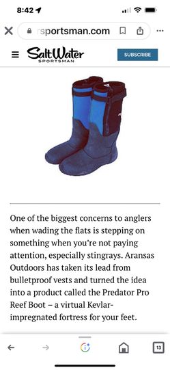 Stingray proof wading boots (please help)