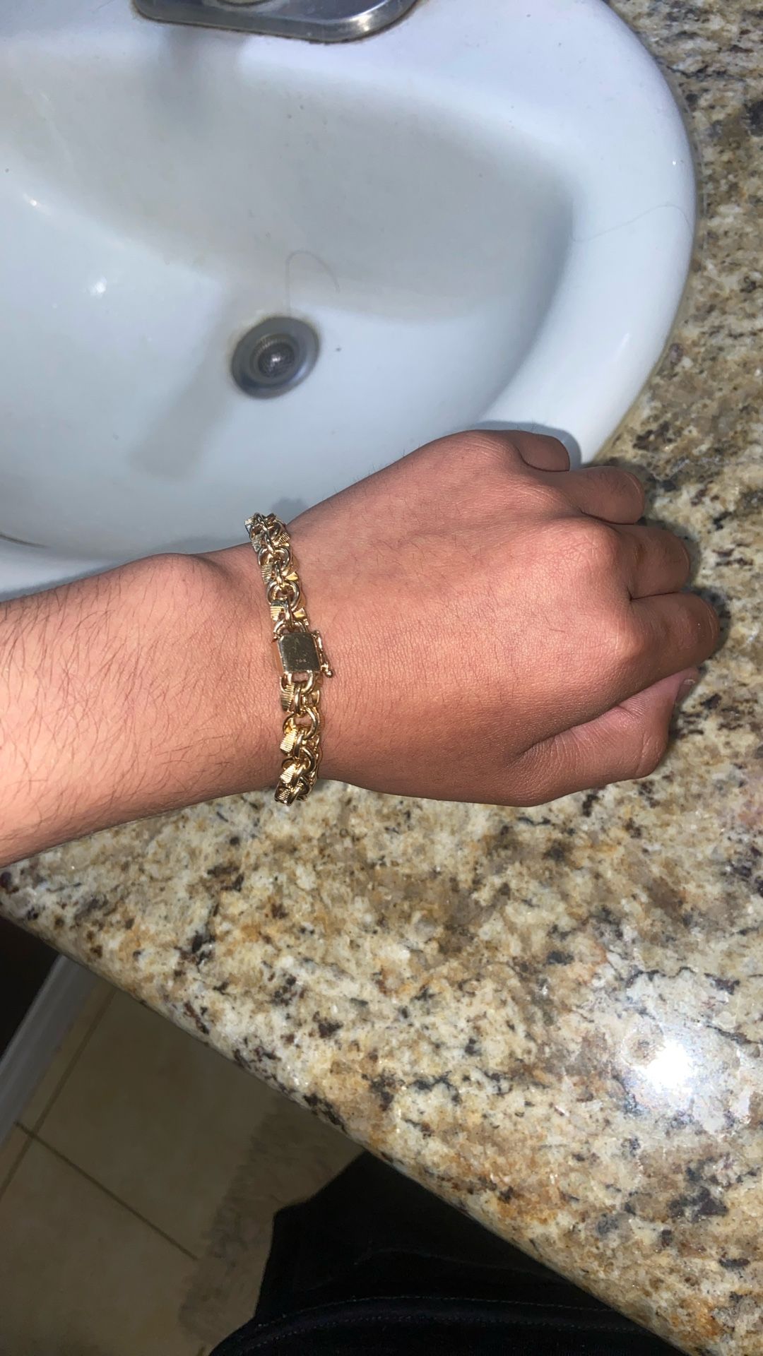 14kt Chino Link Bracelet 