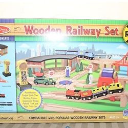 Melissa and Doug railway train set
