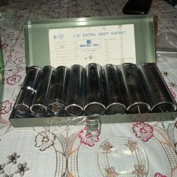 Industrial Tools 8 Piece Socket Set 