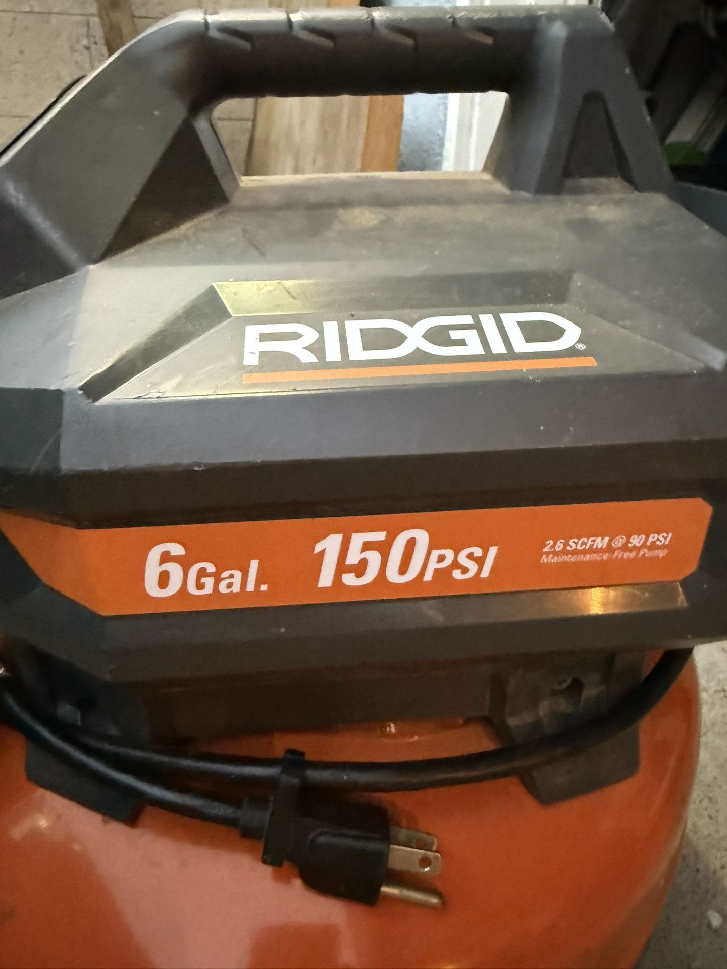 6 Gallon Ridgid Air Compressor