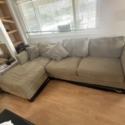 L-shaped couch