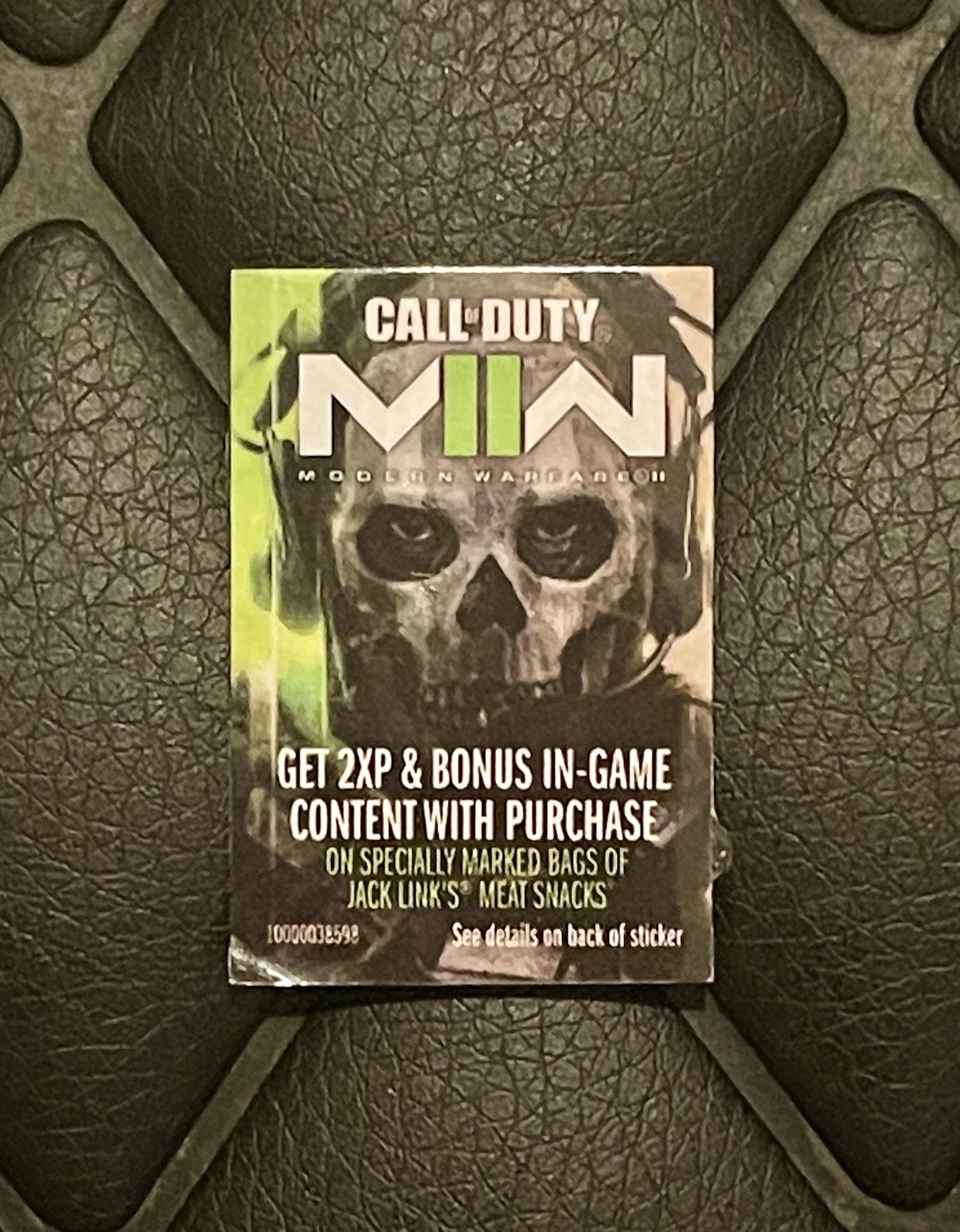 Cod Modern Warfare 2: MW2 Jack Links Code