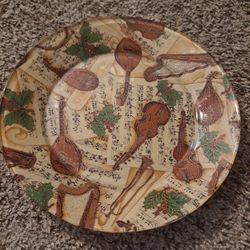 Glass Music Plate