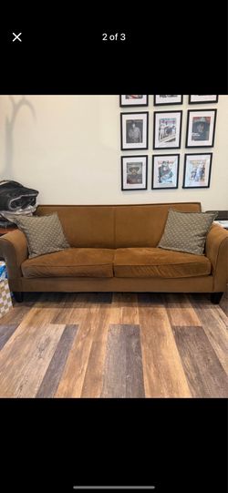 Brown Microfiber Sofa With Delivery