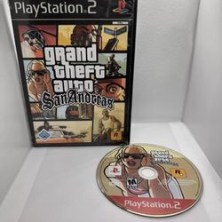 Grand Theft Auto: San Andreas (Sony PlayStation 2, 2004) GTA PS2