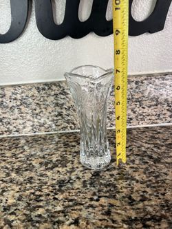 Twisted Glass Bud Vase
