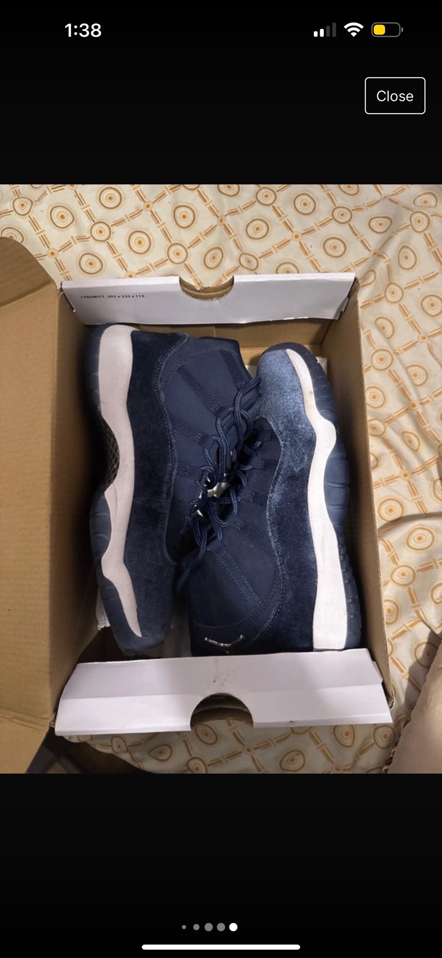 Navy Blue 11s Size 8