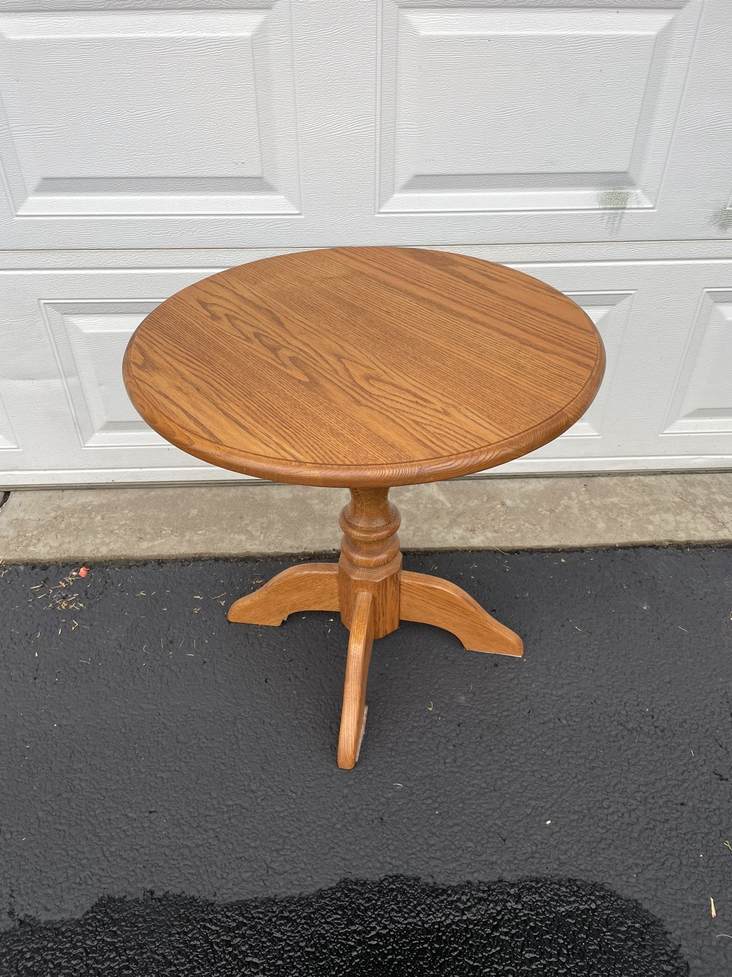 Small Solid Oak Table