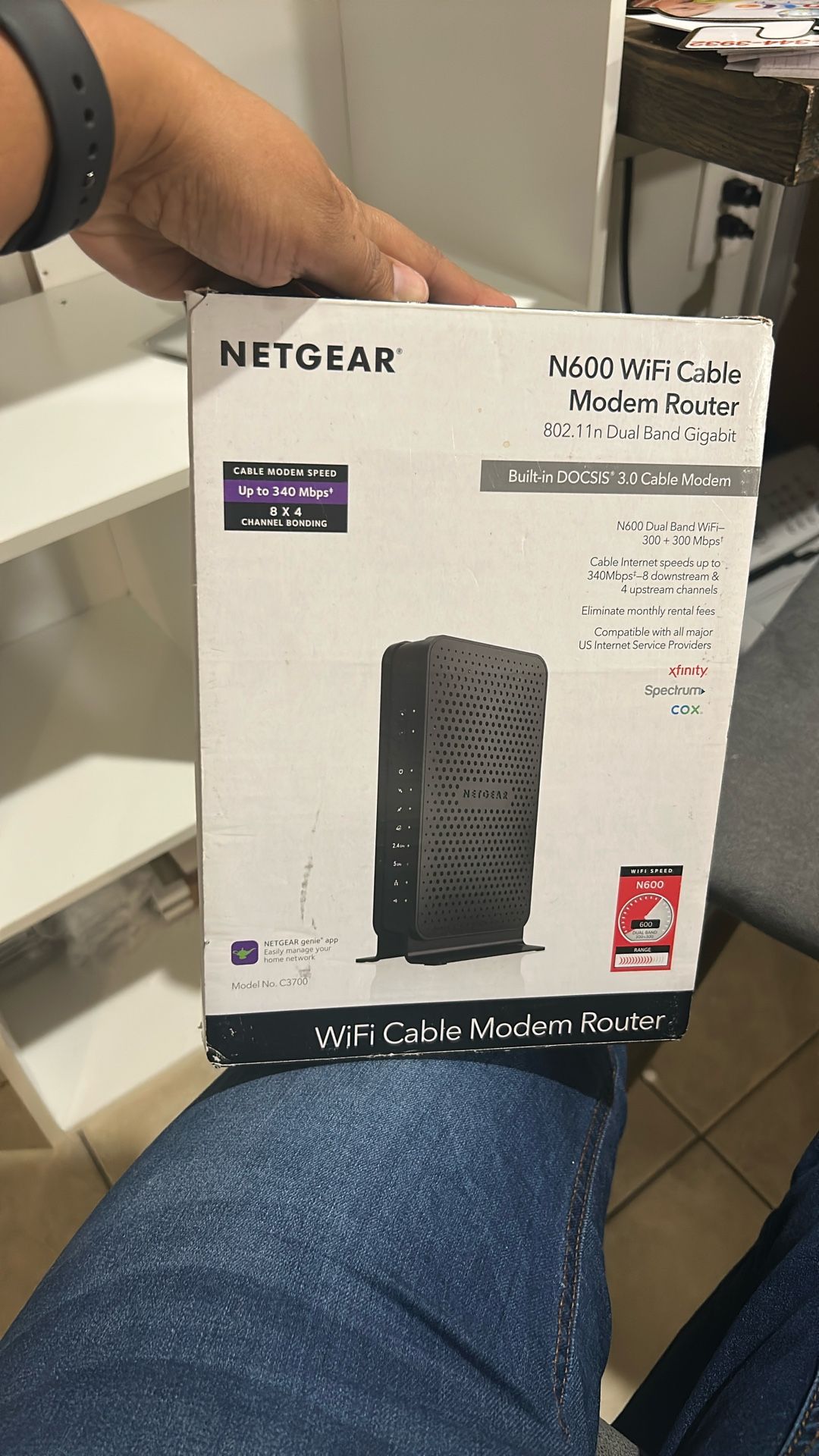 Netgear N600 Wifi módem Router