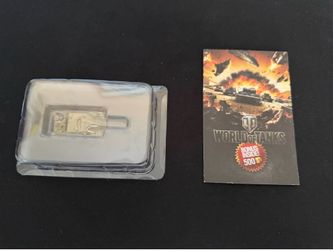 World of Tanks promotional mini toy figure