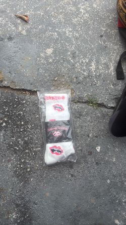 Chrome heart socks