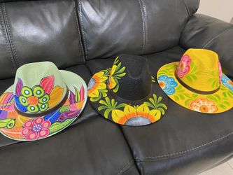 Colorful Hats All Different Hand Designed