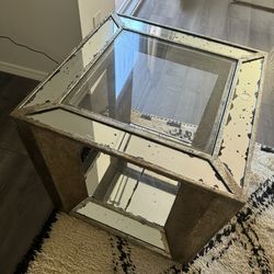Coffee Table, Side Table Made From Glass, Mirror