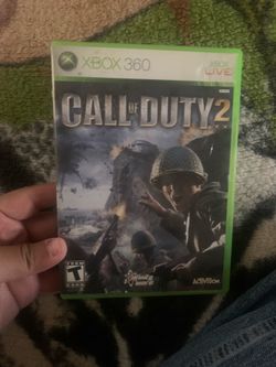 Call Of Duty 2 Xbox 360 CASE AND MANUAL ONLY
