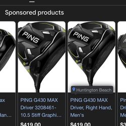 Ping g430 new driver stiff