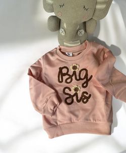 Big Sis Embroidery Sweatshirt