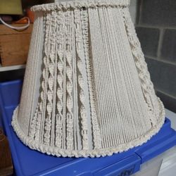 Handmade Macrame Lamp Shade Light Beige